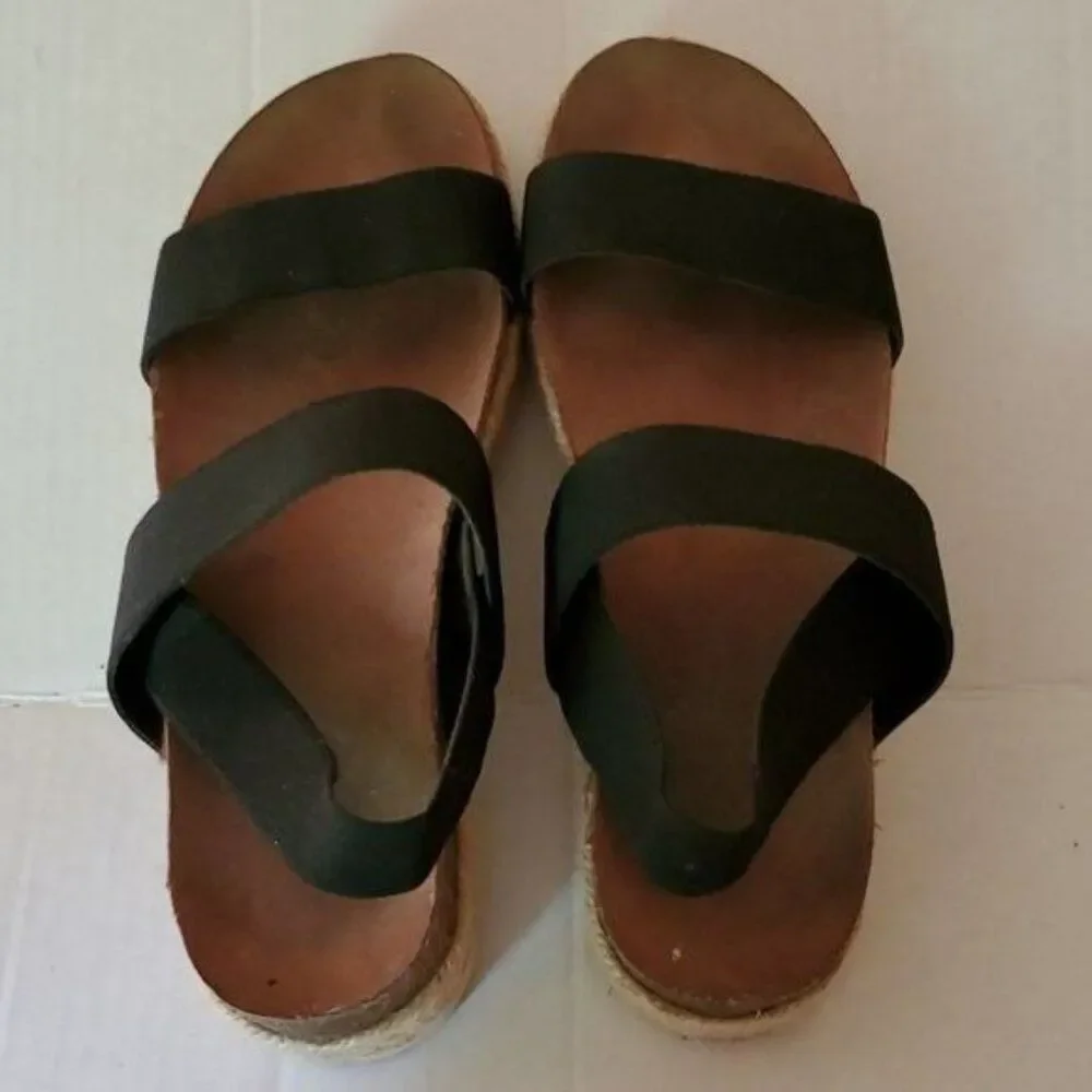 Steve Madden Espadrille Platform Sandals Shoes CYBELL Women's WOMAN'S Size 7 ½